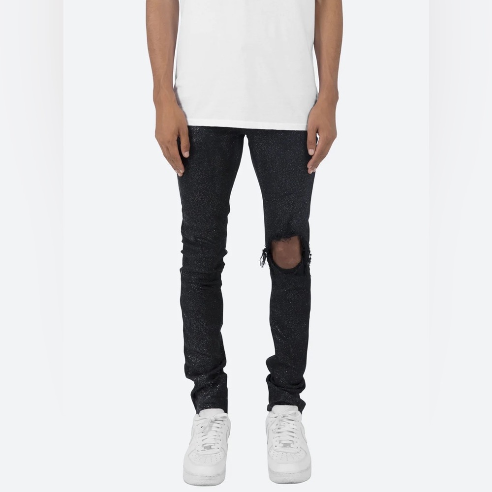 MNML X225 STRETCH DENIM with sparkle finish
